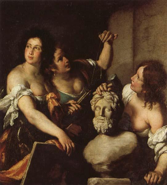 Bernardo Strozzi Allegory of the Arts France oil painting art